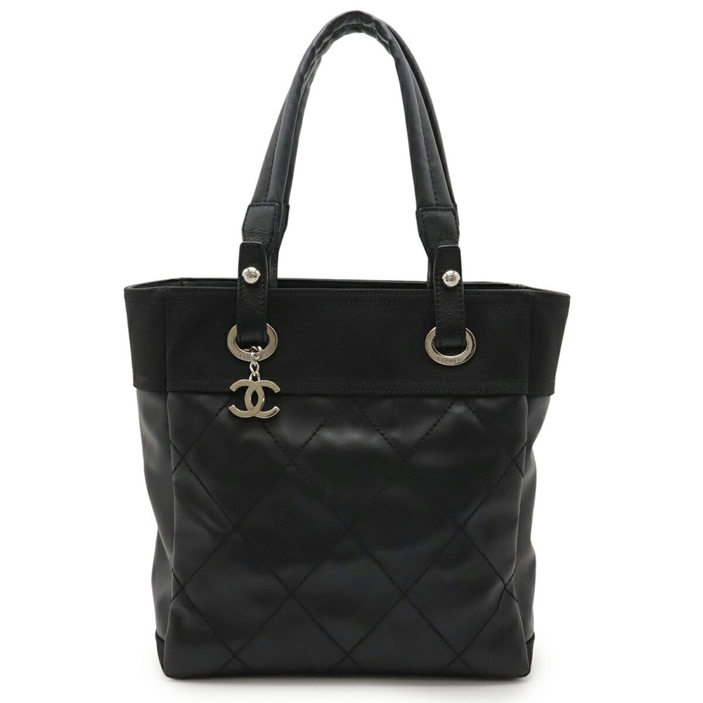CHANEL Black Leather Shoulder Bag - Picture 1 of 10